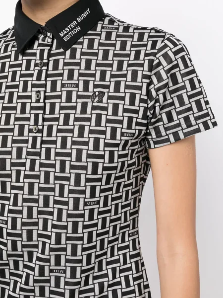 Polo Master Bunny Edition cu imagine negru