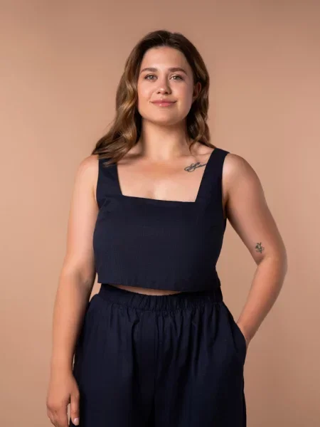 Майка для дому brabrabra темно-синій синя