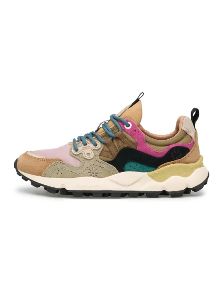 Sneakersy Flower Mountain skórzane w kwiatki
