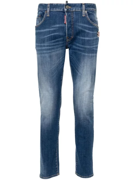 Jeansy dziecięce Dsquared2 niebieskie