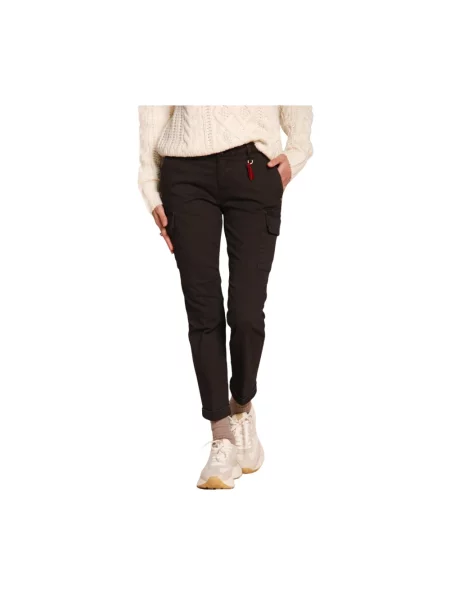 Spodnie cargo Mason's brązowe