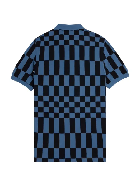 Cămașă Fred Perry cu imagine albastru
