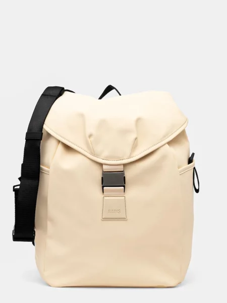 Rains plecak Valera Bucket Backpack W3 żółty duży gładki biały