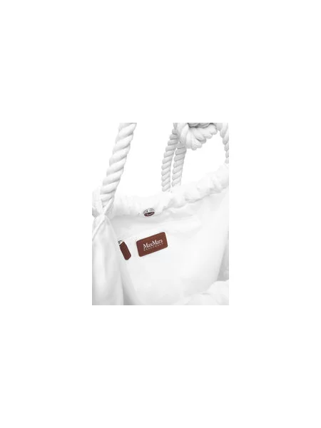 Max Mara Beachwear kabelka typu shopper dámska ARTE biela