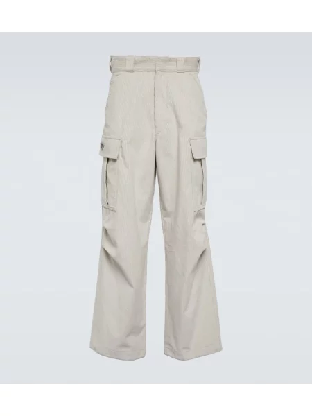 Pantaloni cargo Prada alb