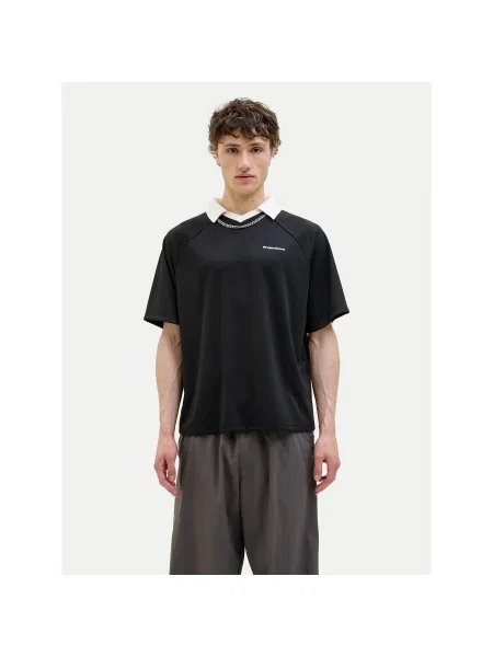 Jack&Jones Pólóing Lido Loose Fit fekete