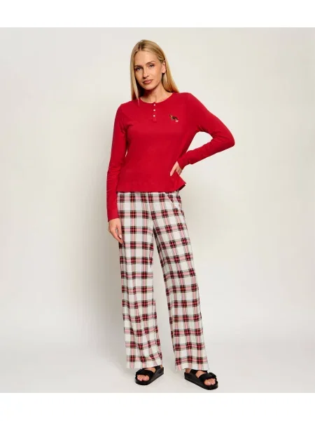 LAUREN RALPH LAUREN Pijama roșu