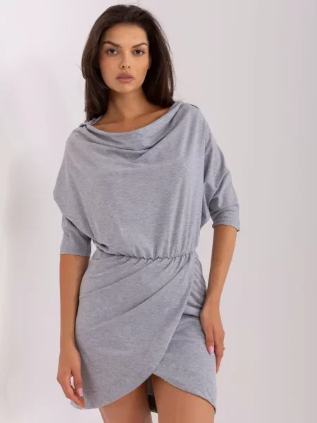 Rochie de zi Fashionhunters de costum gri