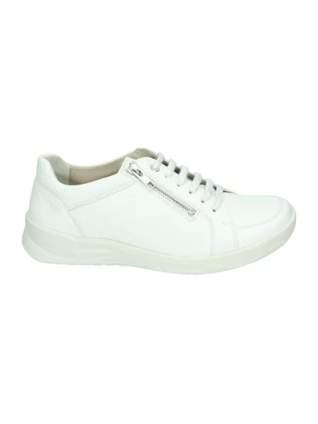 Sneakersy Strober skórzane białe