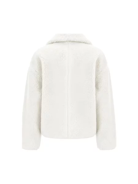 Kurtka bomber Pinko typu teddy biały