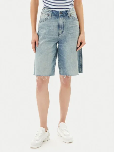 Wrangler Pantaloni scurți de blugi Jort albastru