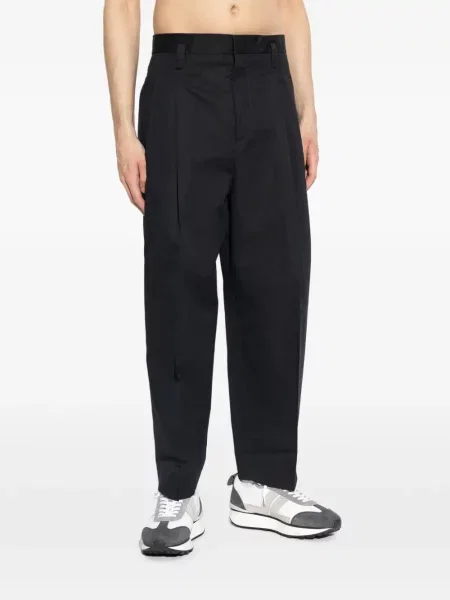 Pantaloni Jil Sander plisate negru
