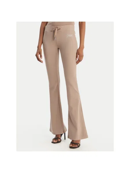 Juicy Couture Spodnji del trenirke Christine Flared Leg bež