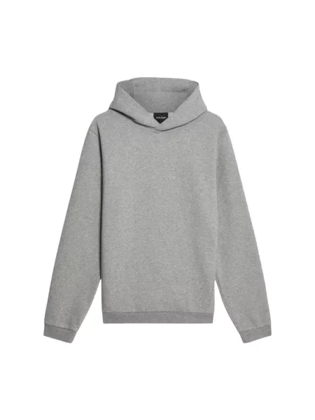 Bluza z kapturem Lyle & Scott z kapturem z długim rękawem szara