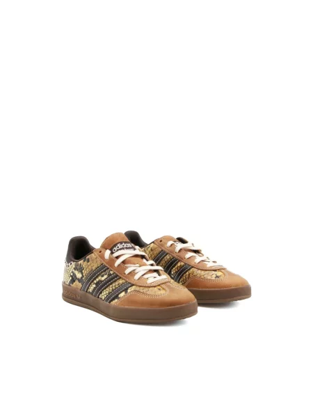 Sneakersy Adidas Originals skórzane brązowe