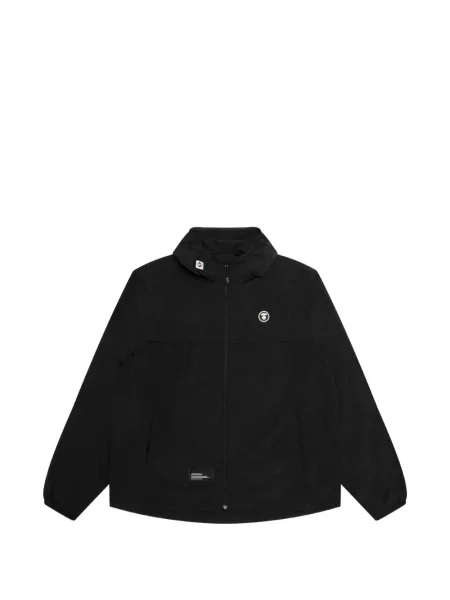 Geacă Aape By A Bathing Ape cu glugă cu imagine negru