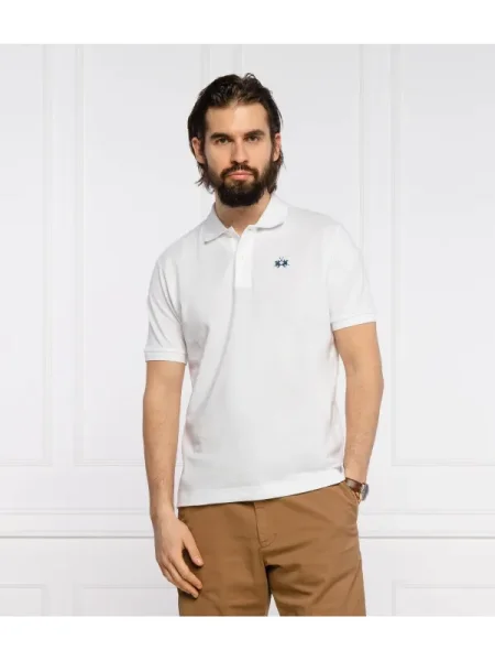 La Martina Polo | pique alb