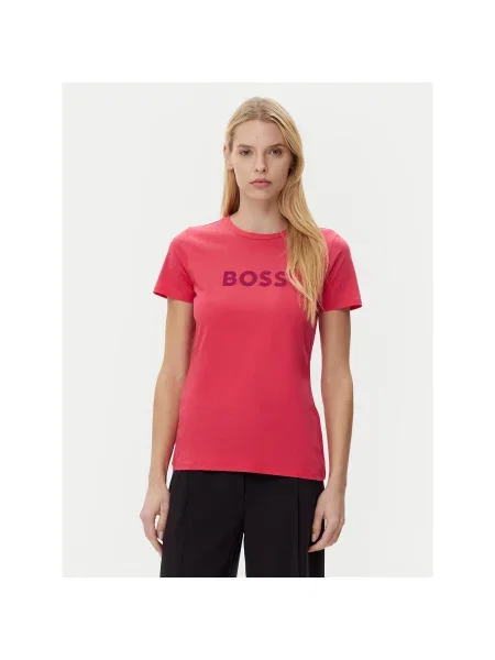BOSS Póló Regular Fit rózsaszín