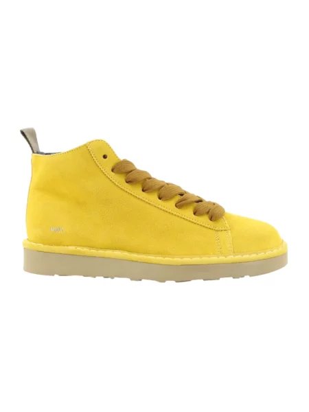 Sneakersy Panchic skórzane żółte