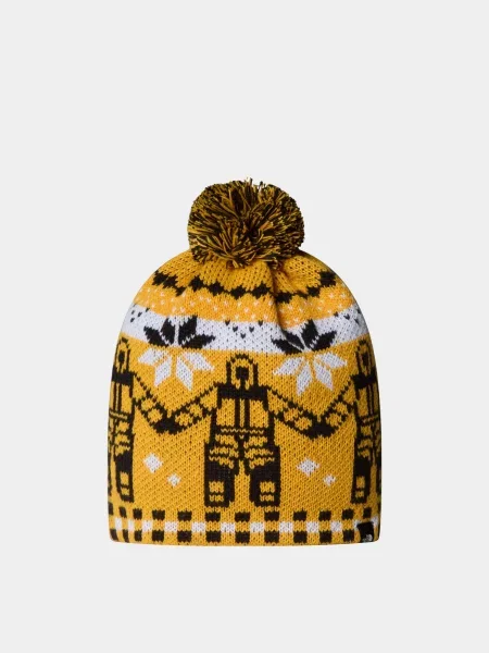 Переработанный шапка The North Face золотая