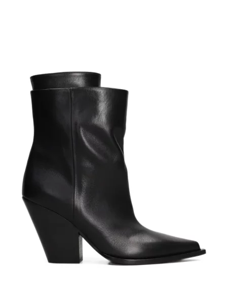 Botine Elena Iachi din piele negru