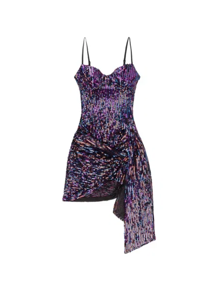 Rochie mini Area cu paiete negru