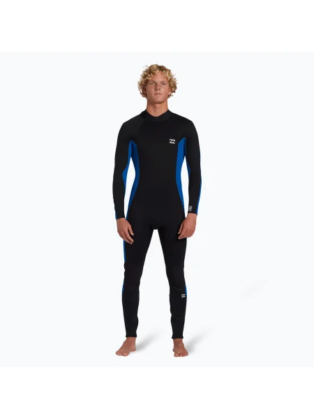 Мъжки неопренов костюм за плуване Billabong mm Foil BZ GBS Fullsuit mid blue черно