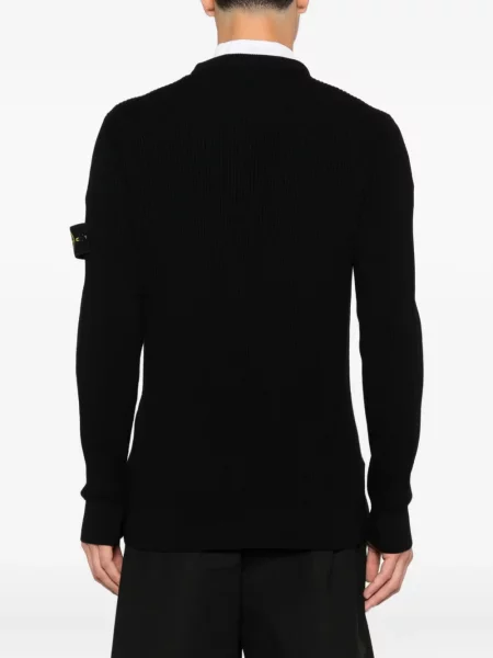 Pulover Stone Island cu strasuri negru