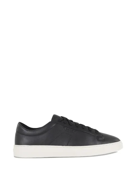 Sneakerși Boss cu șireturi din dantelă negru