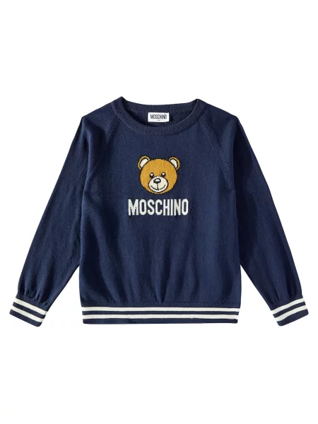 Πουλόβερ Moschino μπλε