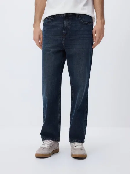 Reserved Джинси relaxed straight indigo jeans 