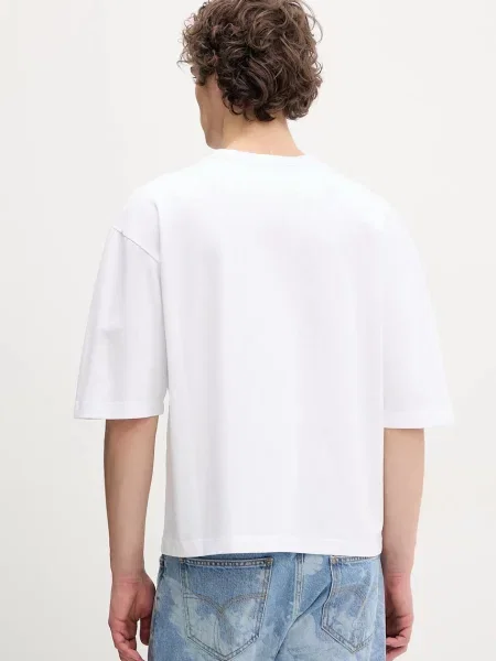Tričko Fiorucci Banana Sound Print Regular Fit T-Shirt s potiskem bílá