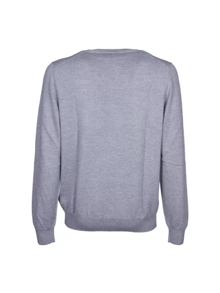 Sweter Fay wełniany szary