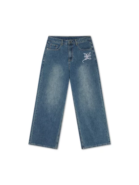 Ed Hardy Jeans albastru alb