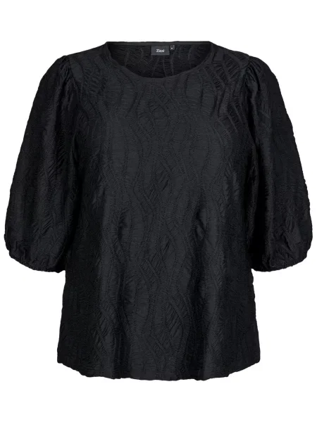 Zizzi Bluză Elotus' negru
