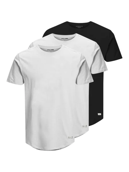 JACK & JONES Tricou Noa / negru alb