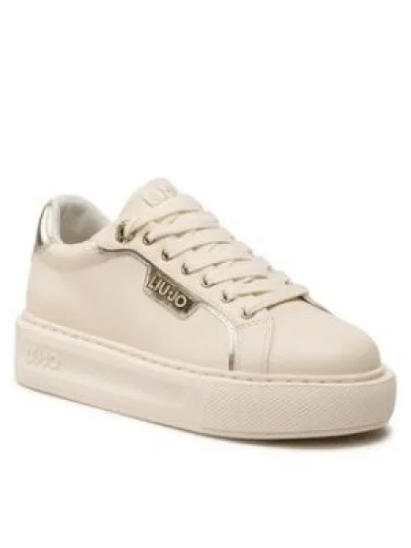 Sneakerși Liu Jo din piele bej