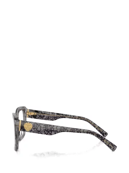 Слънчеви очила Dolce & Gabbana Eyewear с принт с дантела черно