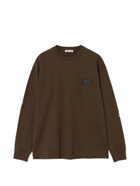 Lung tricou Undercover cu imagine maro