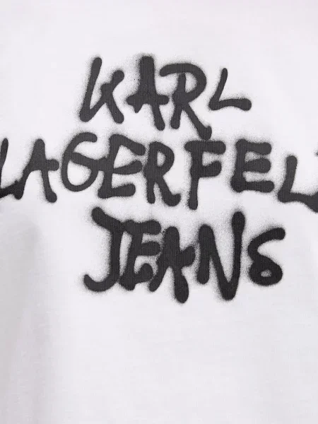 Футболка Karl Lagerfeld Jeans белая