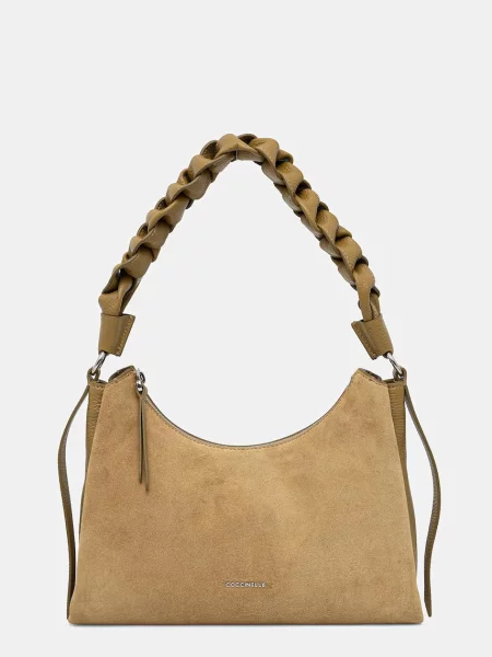 Coccinelle női velúrbőr hobo táska BOHEME SUEDE BIMATERIAL