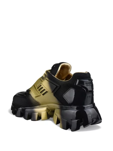 Sneakerși Prada cu autograf negru
