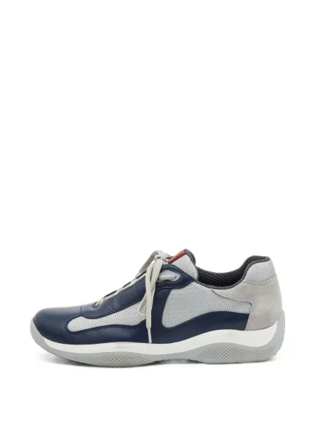 Sneakerși Prada Linea Rossa albastru