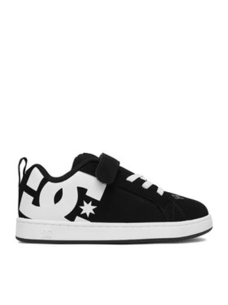 DC Shoes Sneakersy EO-COURT GRAFFIK ELASTIC TODDLER čierna