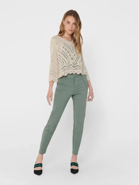 JDY Пуловер New Sun бежов