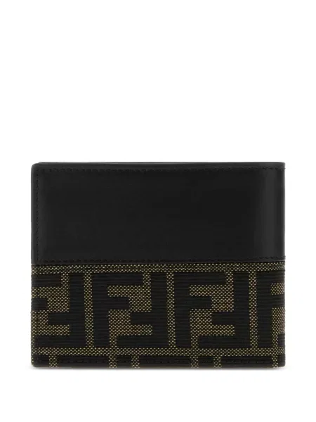 Portofel Fendi din jacard negru