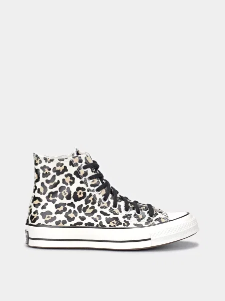 Кеди високі CONVERSE Chuck 70 Hi текстиль коричневий