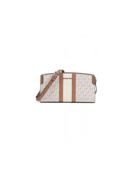 Torebka crossbody Michael Kors skórzana beżowa