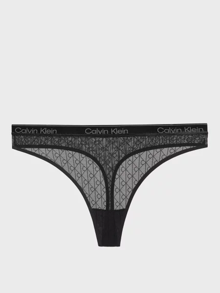 Труси Calvin Klein з принтом чорні