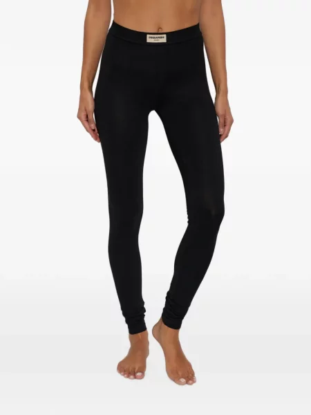 Leggings Dsquared2 cu autograf negru
